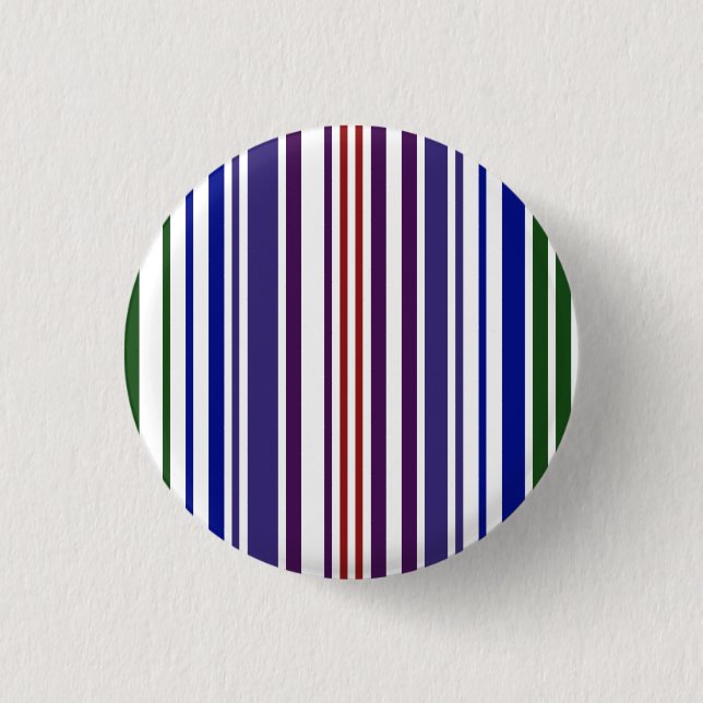 Double Rainbow Barcode Button (Front)