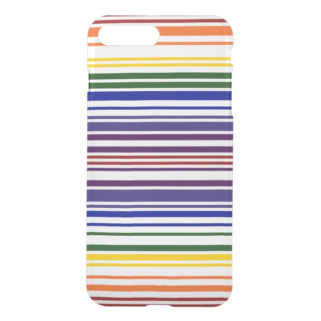 Double Rainbow Barcode Case (Back)