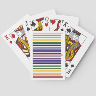 Double Rainbow Barcode Poker Cards