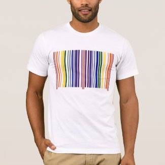 Double Rainbow Barcode T-Shirt