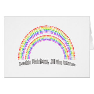 DOUBLE RAINBOW CARDS