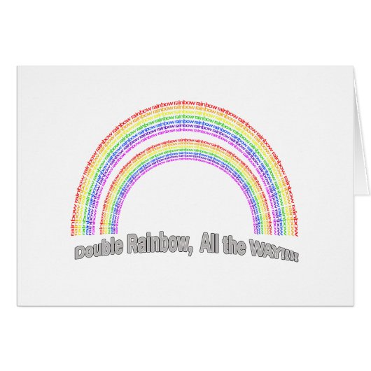 DOUBLE RAINBOW CARDS (Front Horizontal)