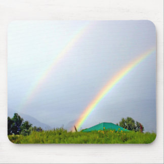 Double Rainbow Mouse Pad