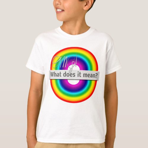 Double Rainbow OMG What does it mean T_Shirt