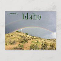 Double Rainbow Over Table Rock Boise Idaho