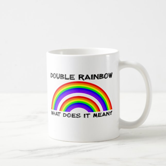 Double Rainbow Video Mug (Right)