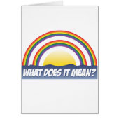 Double Rainbow What Does It Mean? (Front)