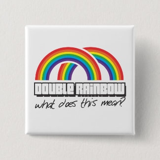 Double rainbow, what does this mean? button