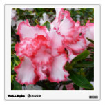 Double Red and White Azaleas Spring Floral Wall Sticker