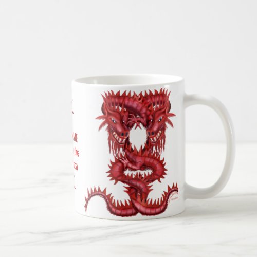 Double Red Dragon Mug