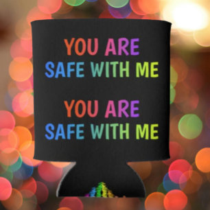 Double Safe Pride Can Cooler