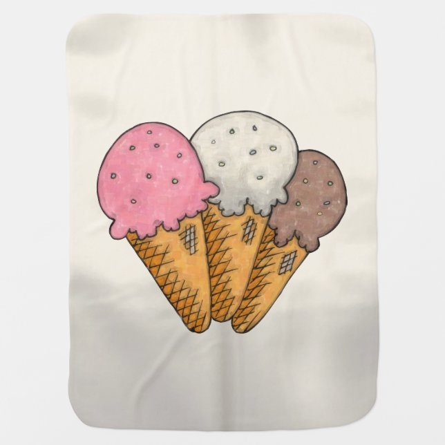 Double Scoop Stroller Blanket (Front)