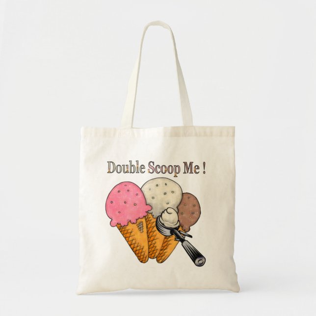 Double Scoop Tote Bag (Front)