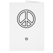 Double Scorpion Design & Peace Sign Cards (Back)