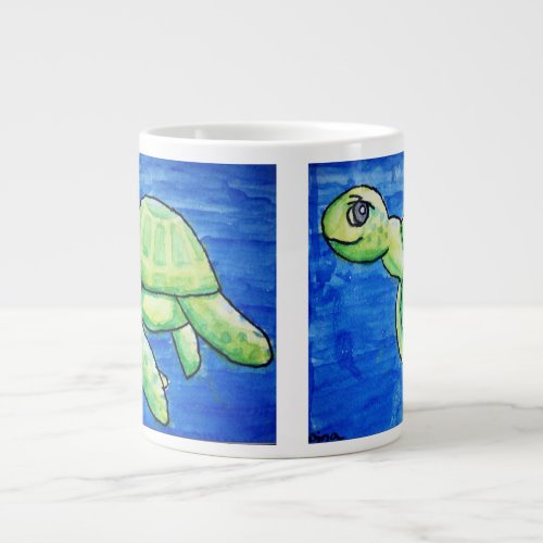 Double Sea Turtle Jumbo Mug