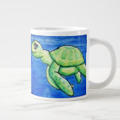 Double Sea Turtle Jumbo Mug | Zazzle