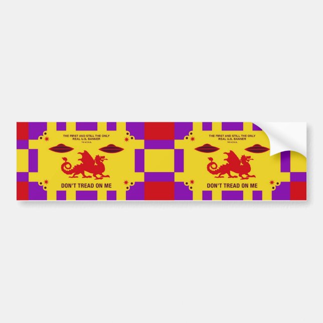 DOUBLE SHOT / FUTURE BANNER BUMPER STICKER (Front)