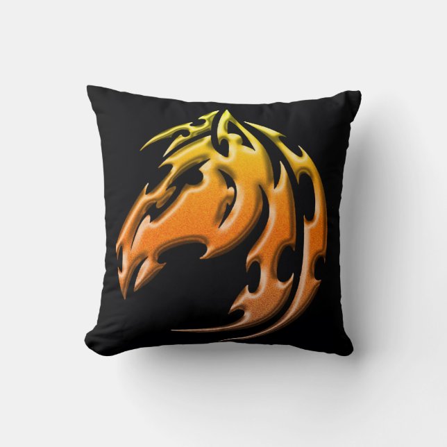 Double side tribal horse pillow (Front)