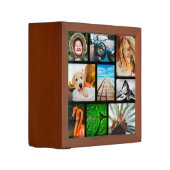 Double Sided 18 Photo Collage Template Pen Holder (Left)