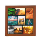 Double Sided 18 Photo Collage Template Pen Holder (Back)