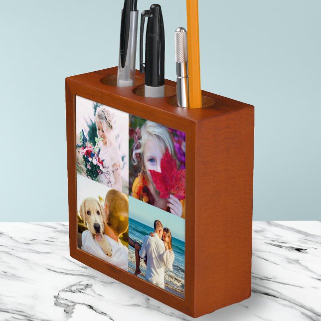 Double Sided 8 Photo Pen Holder (Creator Uploaded)