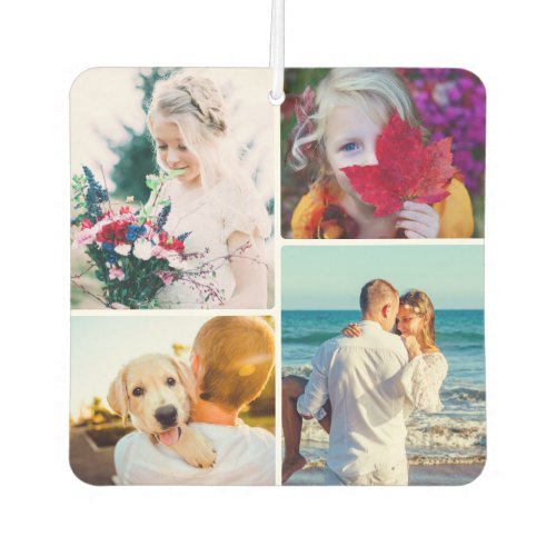 Double Sided 8 Photo Rounded Air Freshener