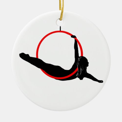 Double Sided Aerial Hoop Ornament