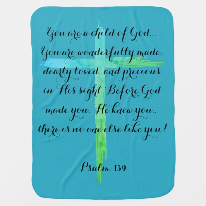 scripture baby blanket