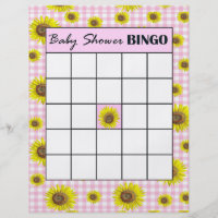 Double Sided Baby Shower Game BINGO/Baby Names Flyer