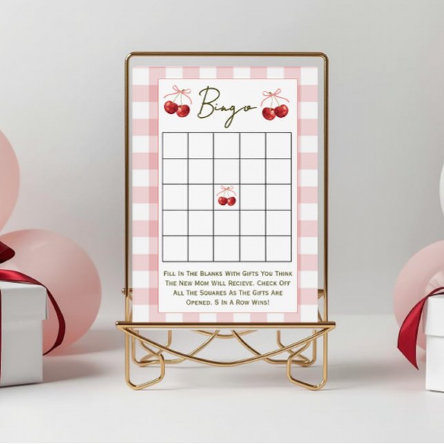 Double sided baby shower games Cherry Sweet  (Creator Uploaded)