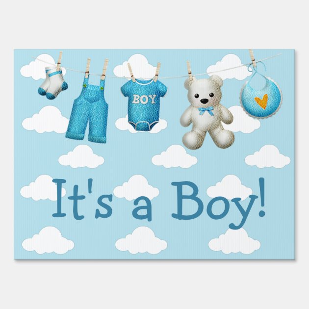 its a boy sign