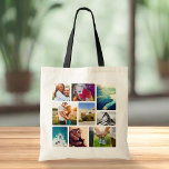 Double Sided Bag 18 Photo Rounded Template<br><div class="desc">This custom bag tote is a personal gallery with 18 of your favourite rounded photos printed on durable fabric. Perfect for carrying your essentials with a personal touch.</div>