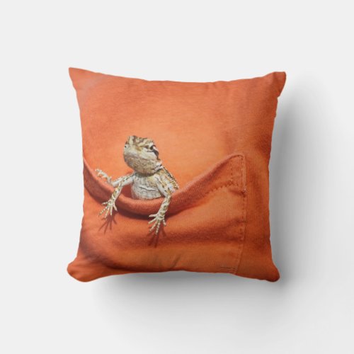 double sided bearded dragon lizard pillow