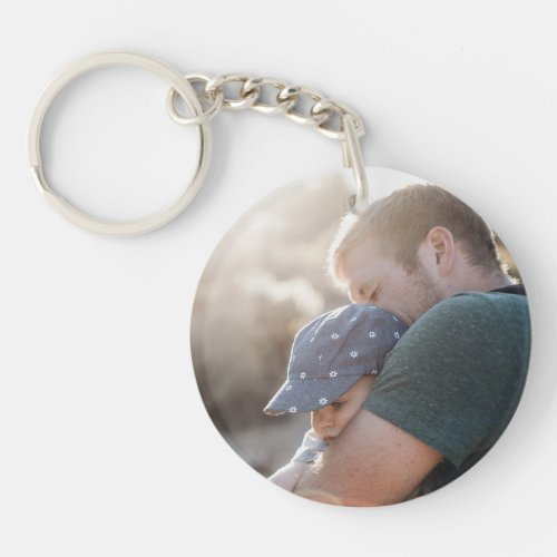 Double Sided Best Dad Key Chain