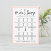 Double-Sided Bridal Shower Bingo and Purse Game (Standing Front)