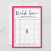 Double-Sided Bridal Shower Bingo and Purse Game (Front)