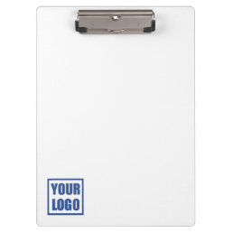 Double Sided Business Logo White Clipboard
