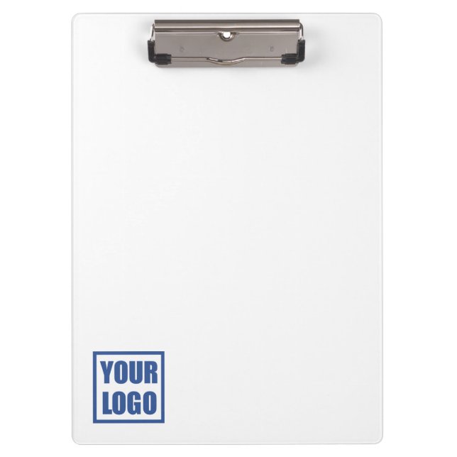 Double Sided Business Logo White Clipboard (Front)