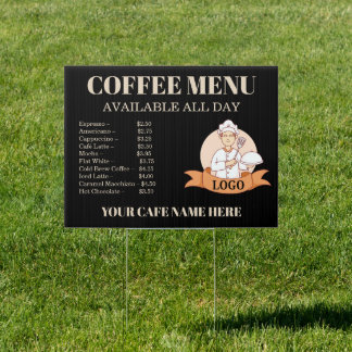 Double Sided Cafe Restaurant Outdoor Sign