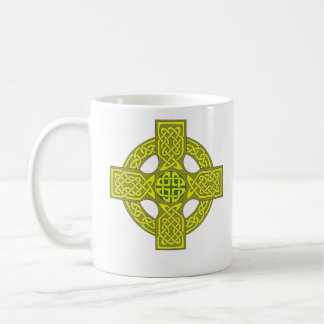 Double sided celtic cross mug, customize variety coffee mug