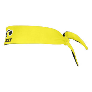 Double sided custom color squash player sports tie headband