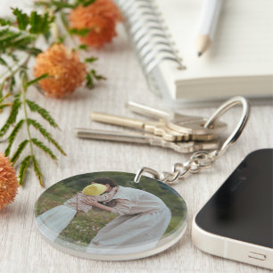 Double Sided Custom Family Photo Keychain