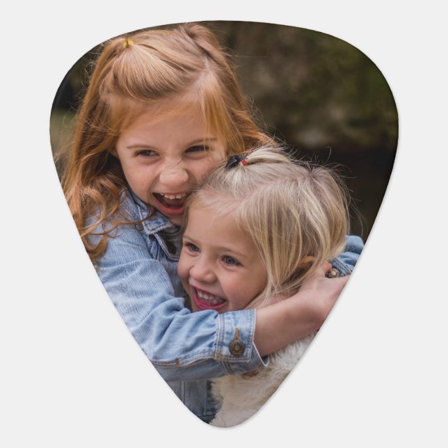 Double Sided Custom Personalized Photo Guitar Pick (Front)