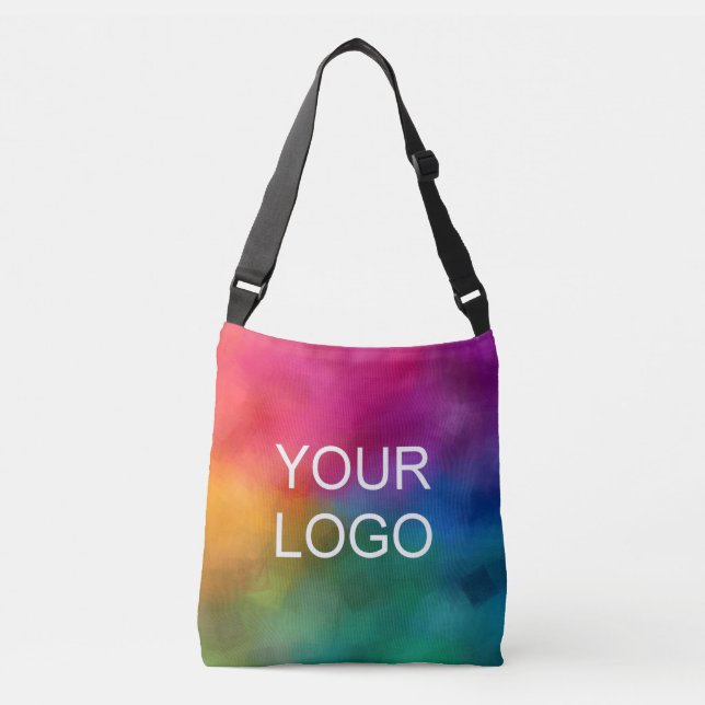 Double Sided Design Your Own Company Logo Crossbody Bag (Front)