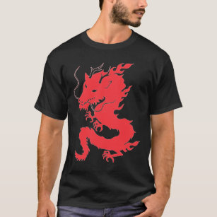 Red Dragon T Shirts Red Dragon T Shirt Designs Zazzle