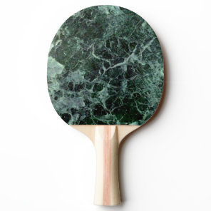 Double sided emerald green marble ping-pong paddle