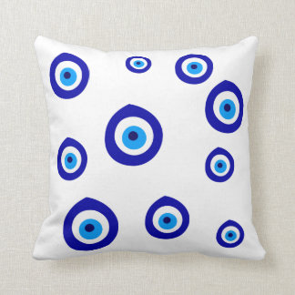 Double Sided Evil Eye Throw Pillow