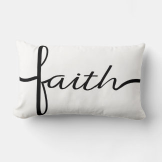 Double Sided Faith Throw Pillow