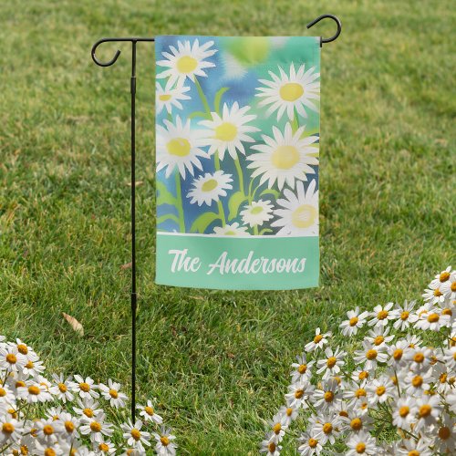  Double Sided Field of Spring Daisies Garden Flag