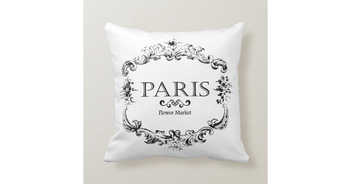 Double Sided French Country Rustic Throw Pillow Zazzle Com